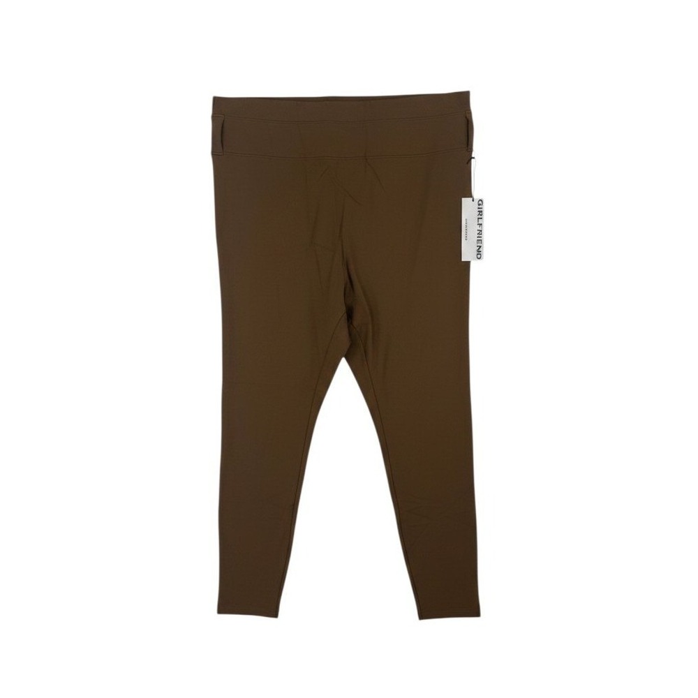 Girlfriend Collective Compressive High Rise Belt Loop Legging Brown 5XL NWT
